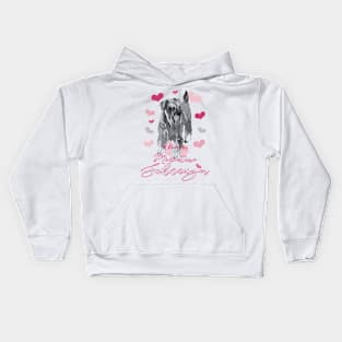 I Love My Miniature Schnauzer! Especially for Mini Schnauzer Lovers! Kids Hoodie